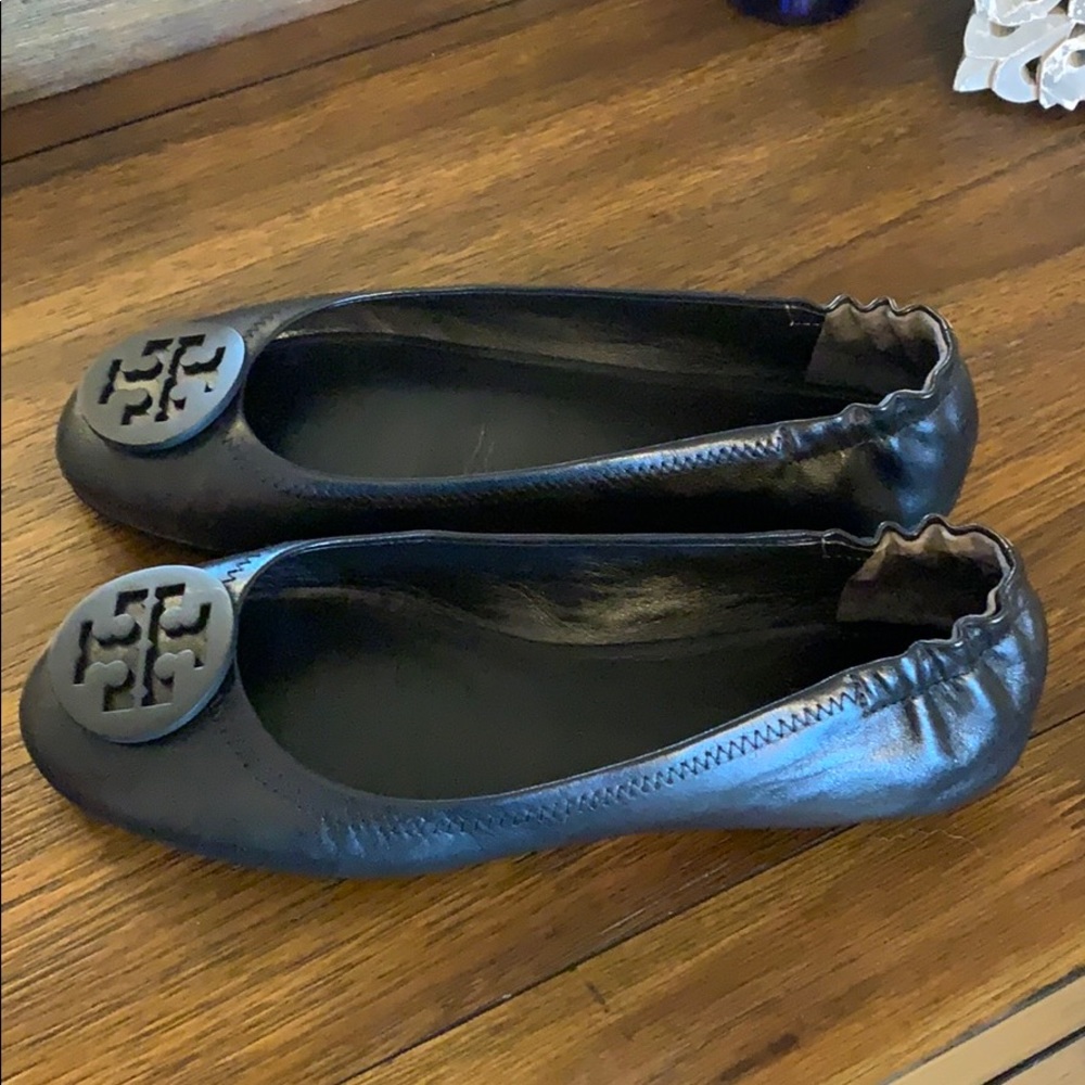 Black Tory Burch “Minnie” Ballet Flat